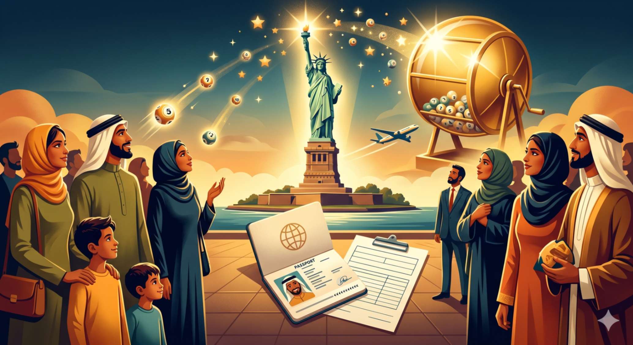طريقة التقديم في اللوتري الأمريكي 2027 من ليبيا: الدليل الشامل للهجرة العشوائية