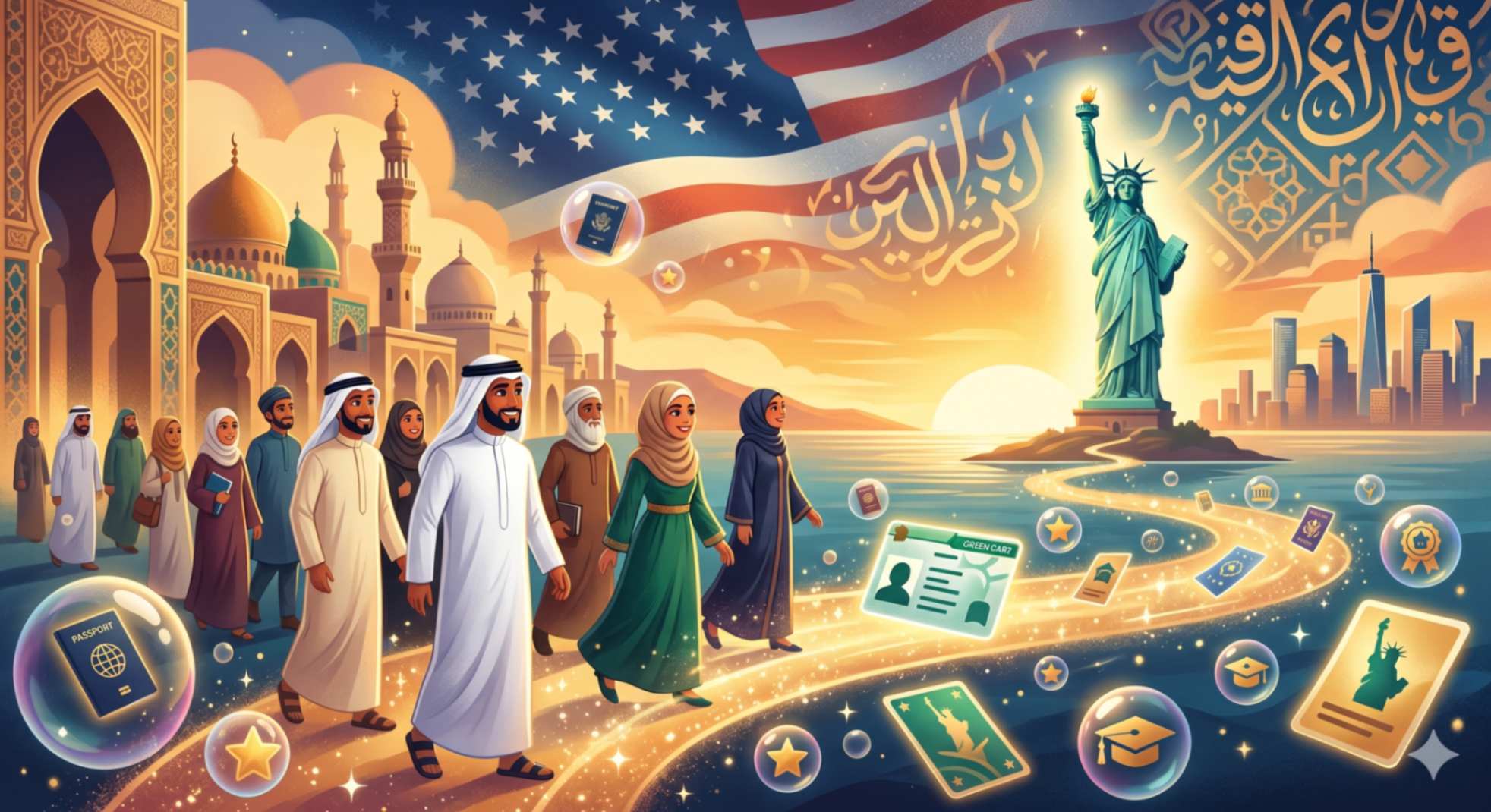 طريقة التقديم في اللوتري الأمريكي 2027 من السعودية: الدليل الشامل للهجرة العشوائية